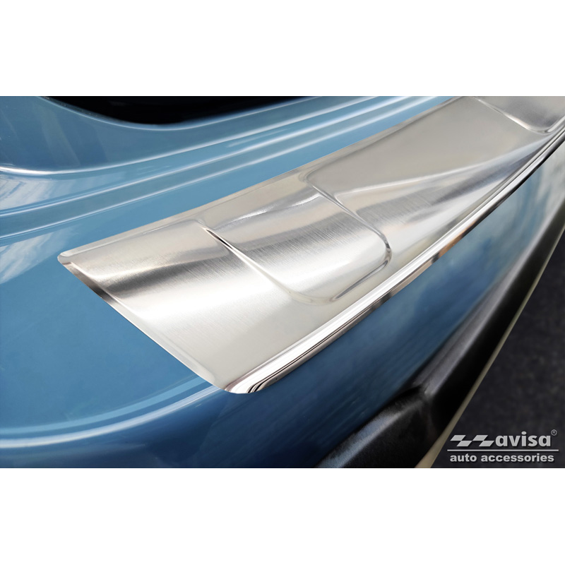 Stainless Steel Rear bumper protector  Fiat Panda III Cross 2020- incl. Hybrid 'Ribs'