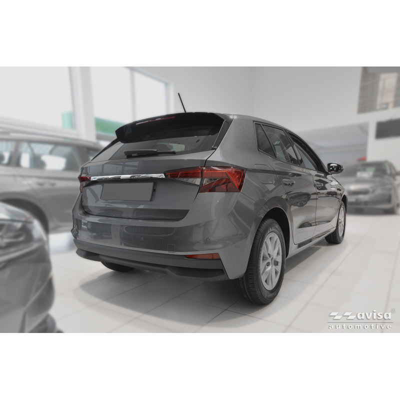 Avisa Chrome Stainless Steel Trunk Tailgate Trim Cover  Skoda Fabia IV (PJ3) 2021-