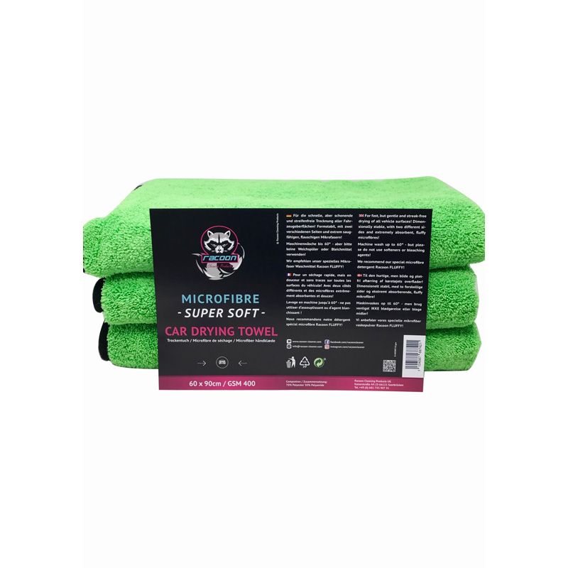 Racoon MICROFIBRE CAR DRYING TOWEL (60x90cm)