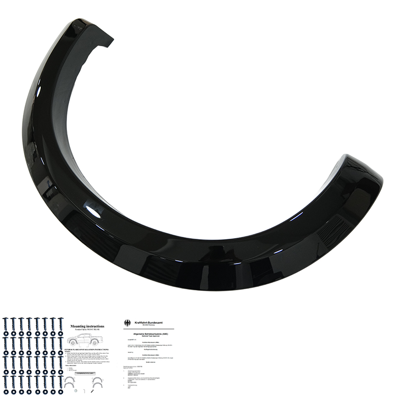 Oneway Set Fender Flares  Ford Ranger T9 2022- - Gloss black