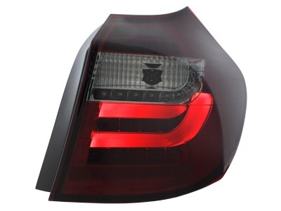BMW E87/E81 Tube LED Taillights Red/Smoke (04-07)