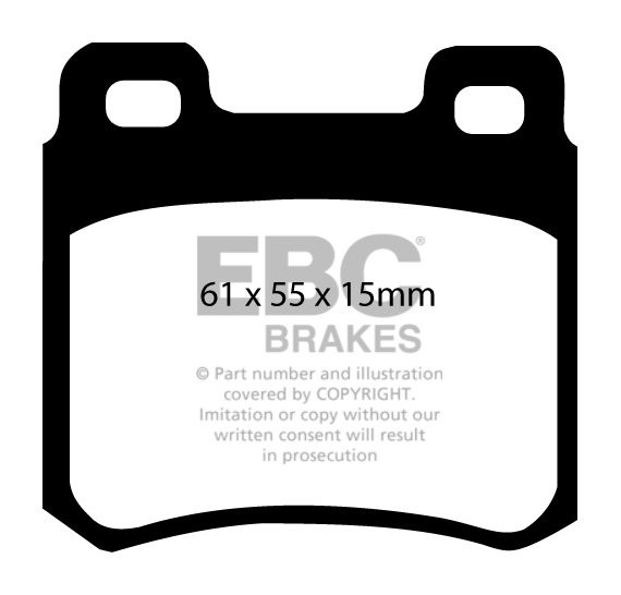 EBC Brakes MERCEDES E-Class (W124) E250 Turbo D Sedan 93-95 Remb