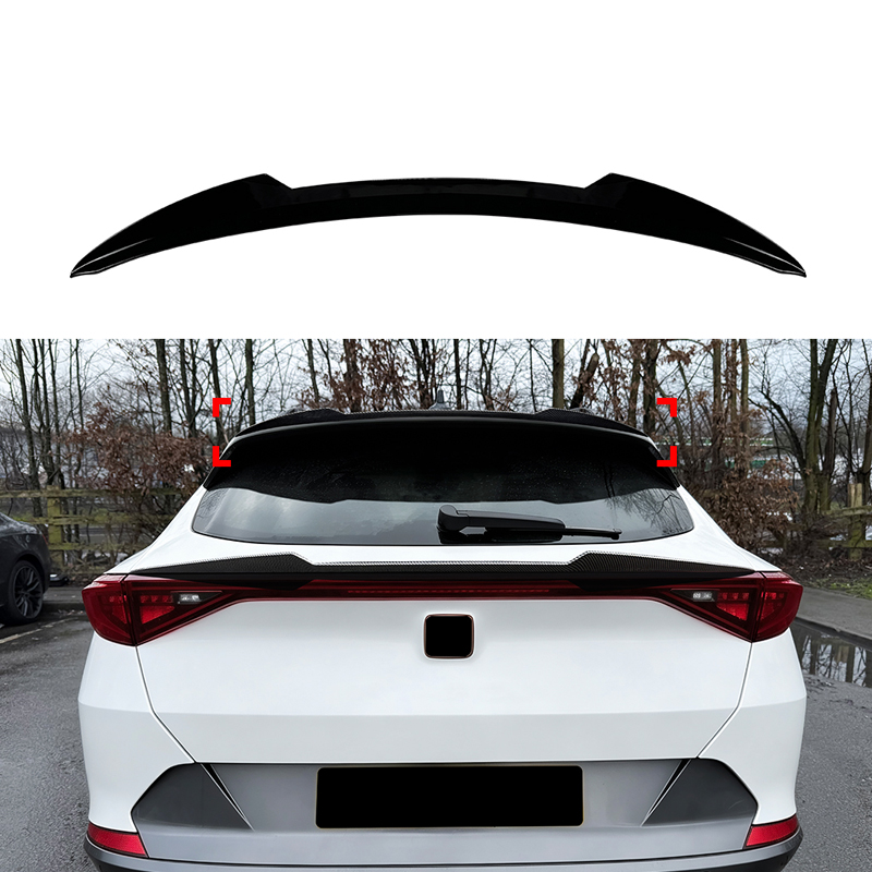 Roof spoiler (Spoiler Cap)  Cupra Formentor 2020-2024 & Facelift 2024- (ABS Glossy Black)