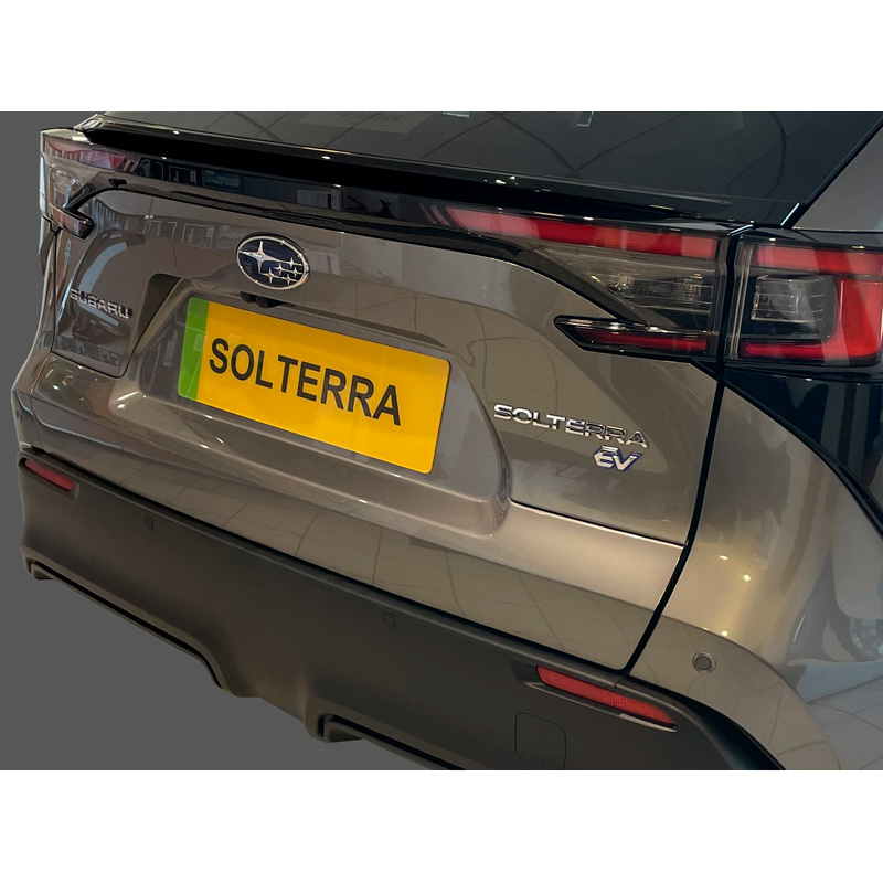 ABS Rear bumper protector  Subaru Solterra 2022- & Toyota bZ4X 2021- Black
