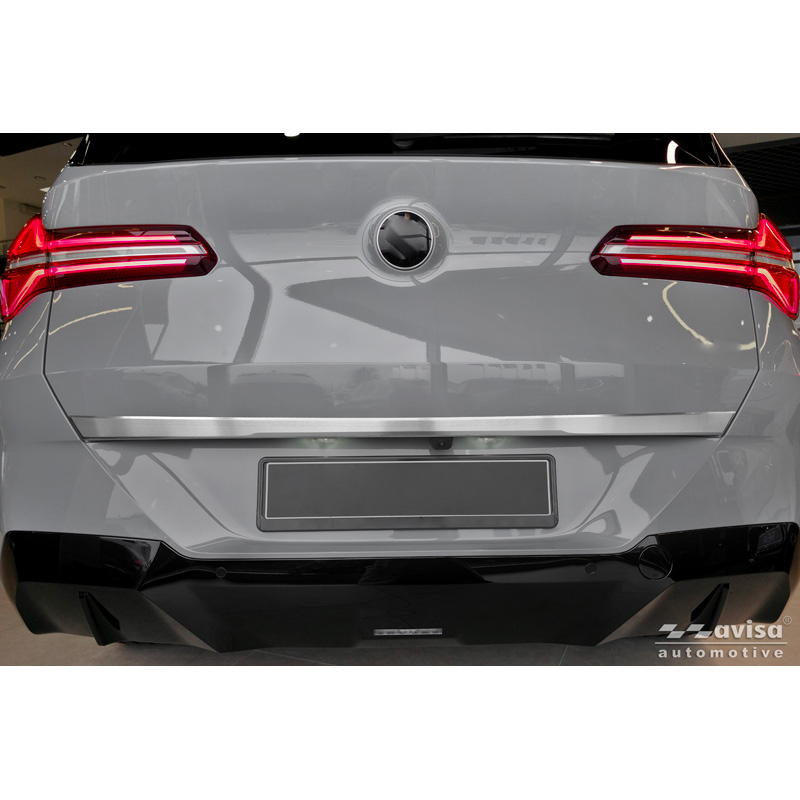 Avisa Brushed Stainless Steel Trunk Tailgate Trim Cover  BMW X3 (G45) 2024- excl. M-Sport