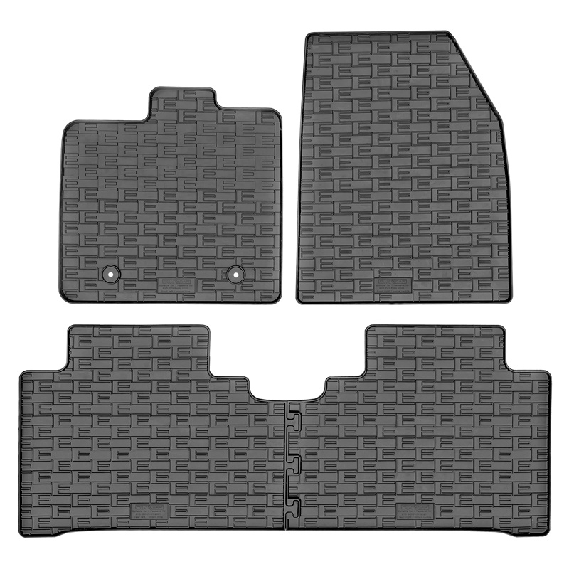 Rubber car mats set  BYD Dolphin 2021- (4-pieces + fixing system)