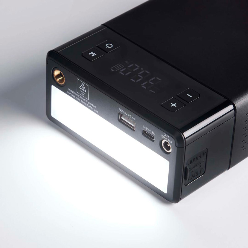 Osram BATTERYjumpstart 1000TI - Jumpstarter/Power Bank with built-in tyre inflator
