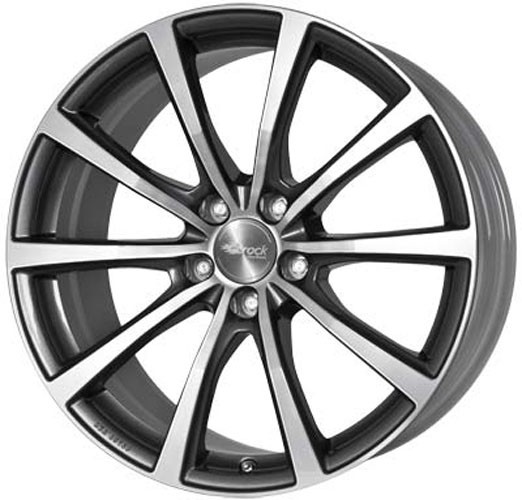Brock B32 8,5x18 5x120 ET30 Himalaya grey - front gepolijst (HGV