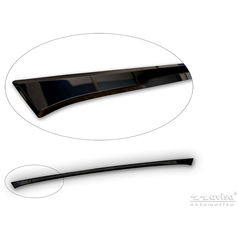 Avisa Black Chrome Stainless Steel Tailgate Trim  Skoda Karoq (NU7) Facelift 2022-