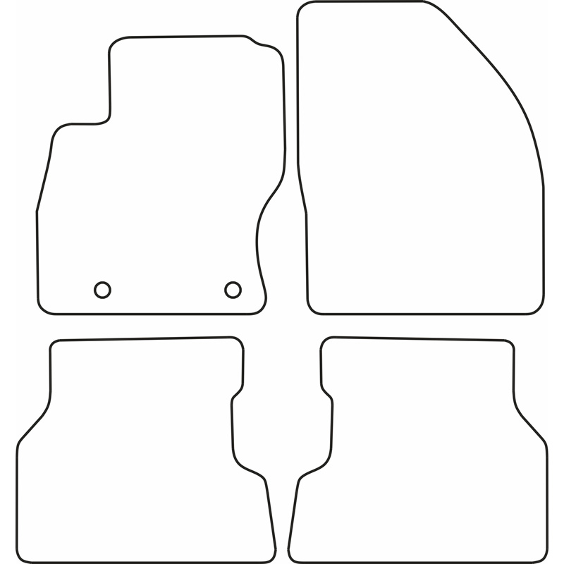 Set car mats  Ford Focus 2004-2008