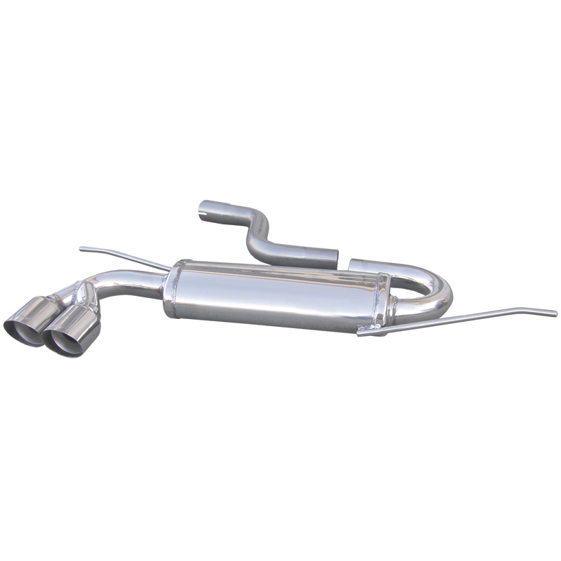 100% Inox Sport Exhaust  Volkswagen Scirocco 1.4 TSi (160HP) 2008- 2x80mm Racing