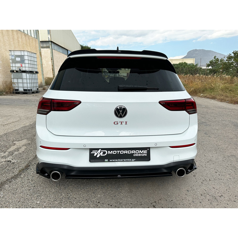 Roof spoiler (Spoiler Cap)  Volkswagen Golf VIII (CD1) GTI / R 2020- (ABS Gloss black)