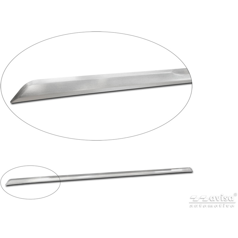 Avisa Brushed Stainless Steel Trunk Tailgate Trim Cover  Kia Picanto III (JA) Facelift 2024-