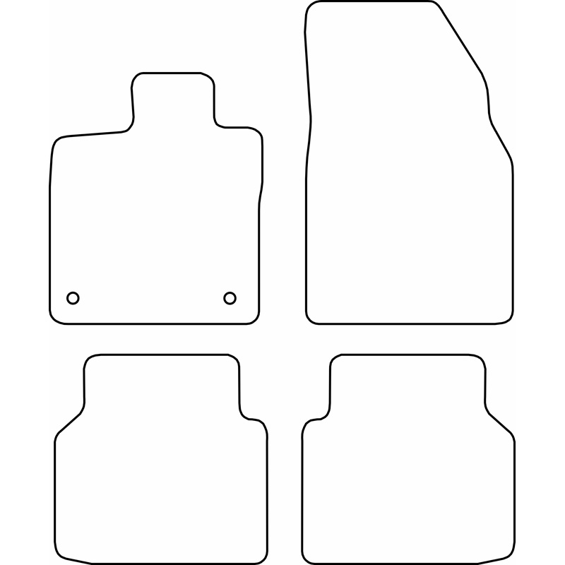 Set car mats  Ford Capri/Explorer 2024-