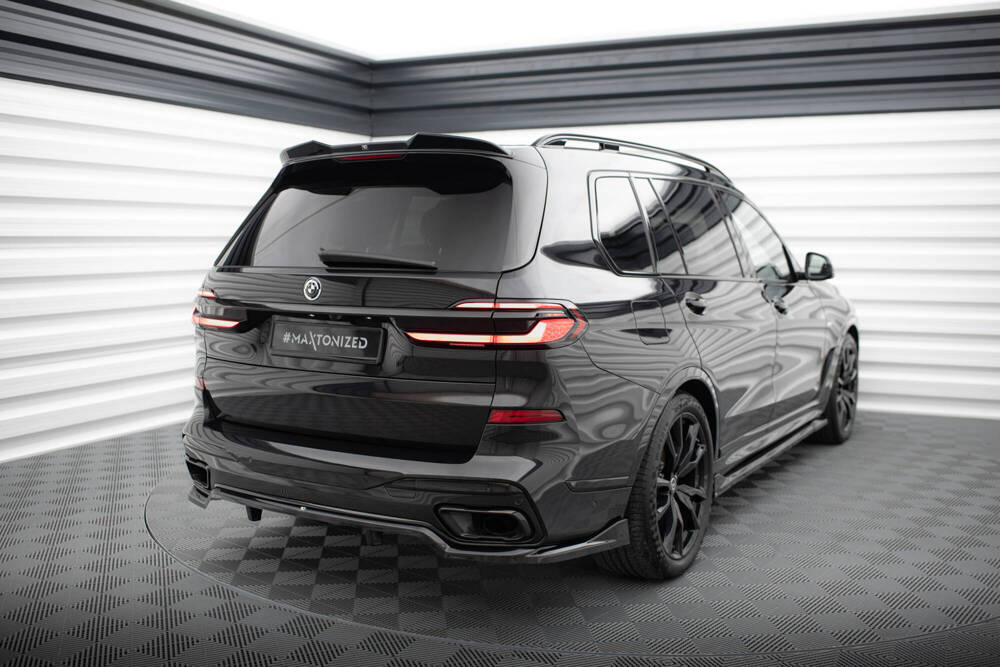 Spoiler passend voor BMW X7 M-Pack G07 FL Maxton Glans Zwart