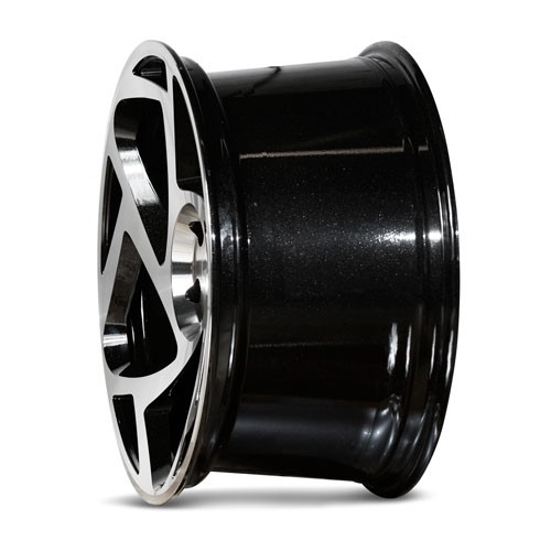 RADI8 S5 8.5/9.5x18 5x112 40 Gloss black machine face 66,6 Velge