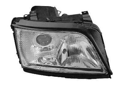 koplamp, H1+H1, rechts Audi A6, 1994-1999