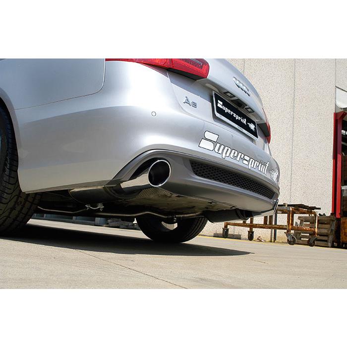 AUDI A6 C7 4G (Sedan + Avant) 2.0 TFSI (211 Hp) 2011 -> 2012 Rear exhaust Left O100