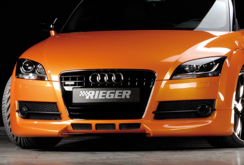 Voorspoilerlip 3 air intakes Audi TT 8J Niet s-line 09.06- Riege