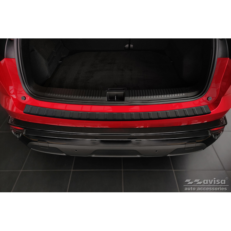 Matte black Stainless Steel Rear bumper protector  Renault Austral 2022-