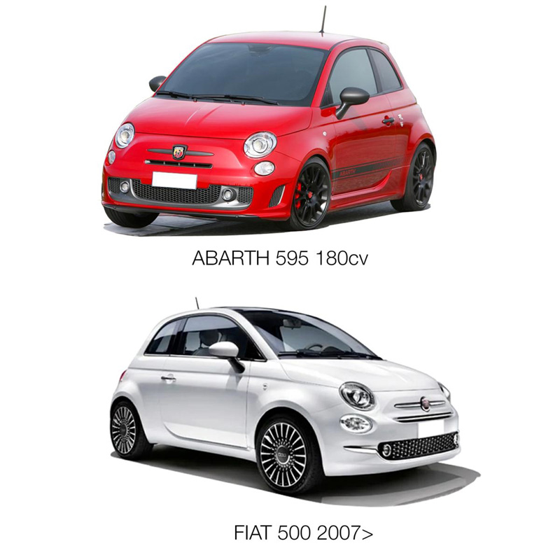 Simoni Racing Aluminium Wheel Spacer Kit - 2x12mm(FA) - 2x12mm(RA) (Hub 58,1mm) including wheel bolts -  Abarth, Fiat various