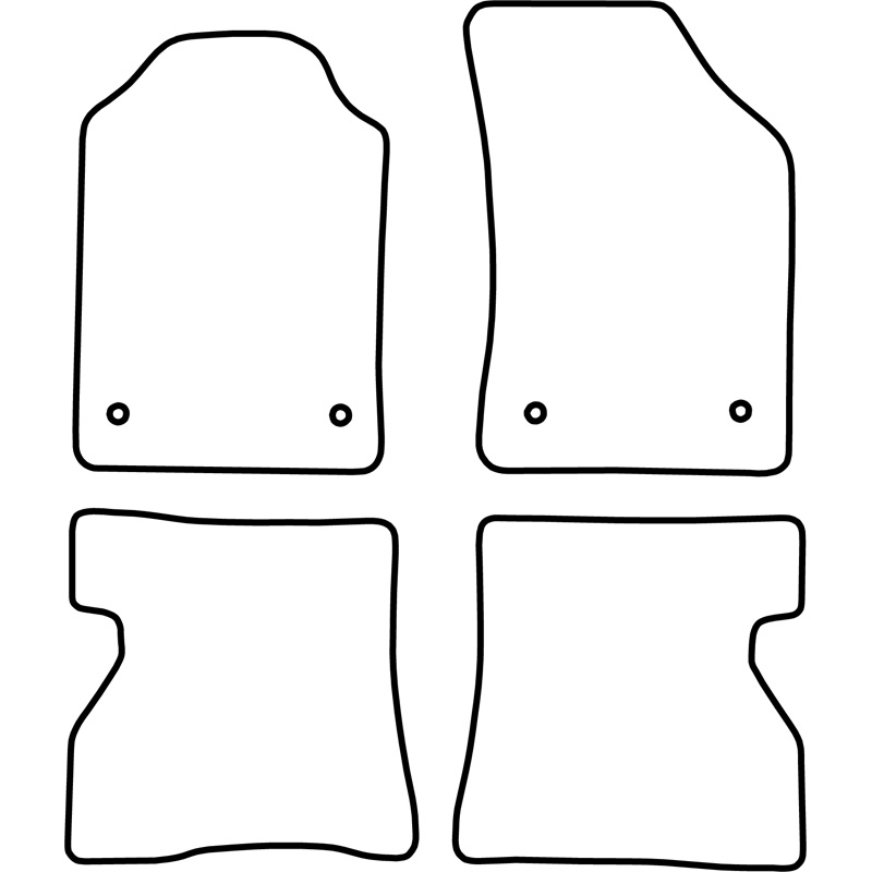 Set car mats  Renault Kangoo 2005-2008