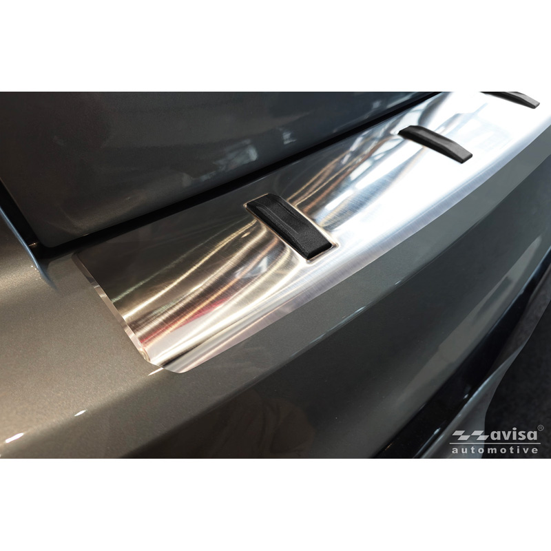 Avisa Stainless Steel STRONG EDITION Rear Bumper Protector  Ford Kuga III ST-Line / Vignale 2019-2024 & Facelift 2024- - Silver