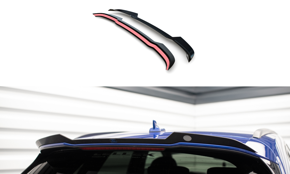 Spoiler passend voor Audi SQ5 & Q5 S-Line SUV Facelift 2020 - Maxton Glans Zwart