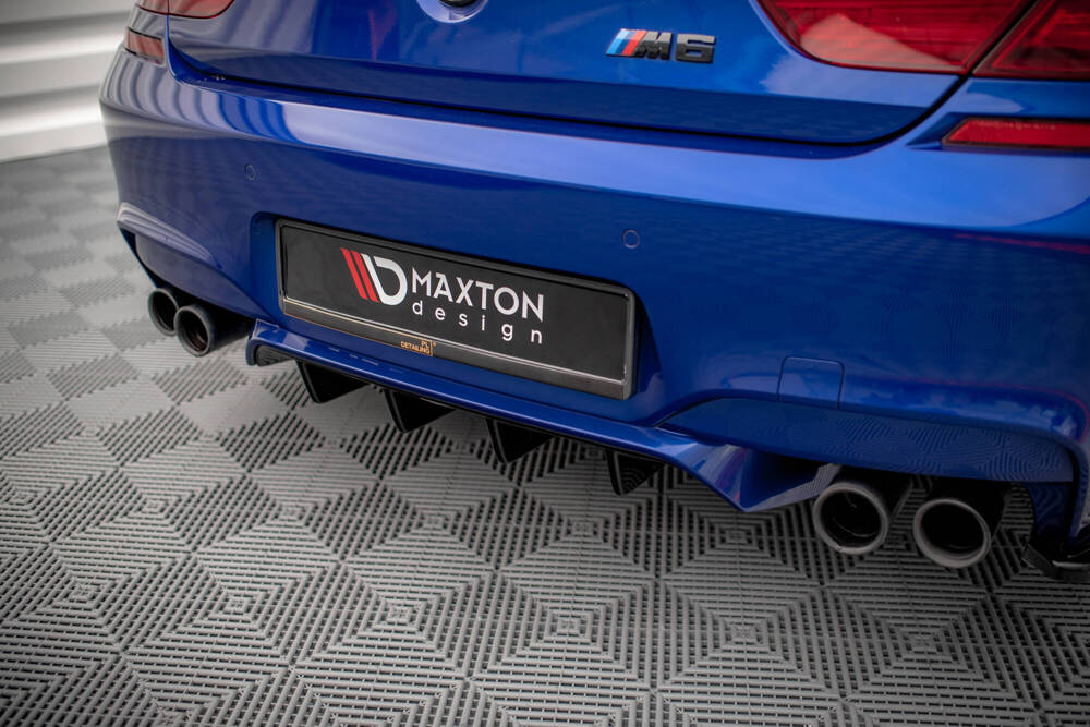 Diffuser passend voor BMW M6 Cabrio Maxton Glans Zwart