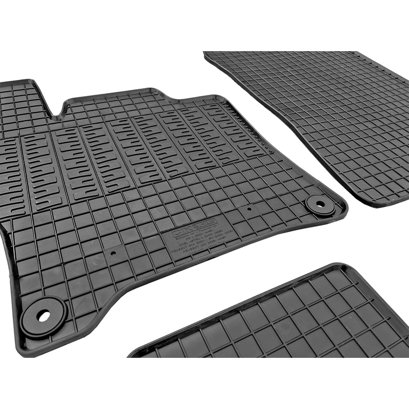 Rubber car mats set  Peugeot 408 MHEV 2023- & 308 III HB/SW MHEV 2021- & Citroën DS4 MHEV 2021- & Opel Astra L HB/ST MHEV 2022- (4-pieces + fixing system)