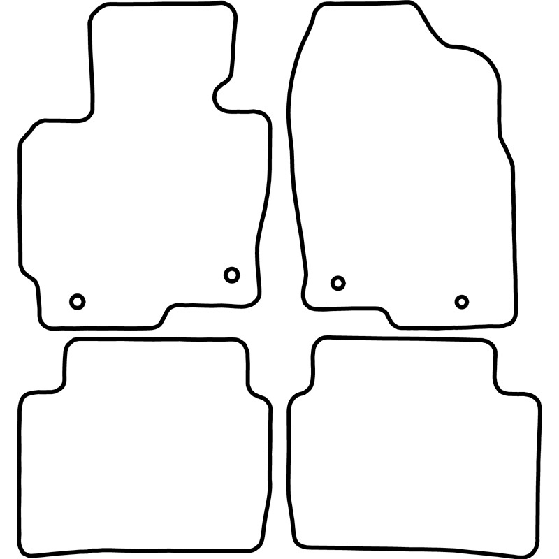 Set car mats  Mazda CX-5 2012-2017