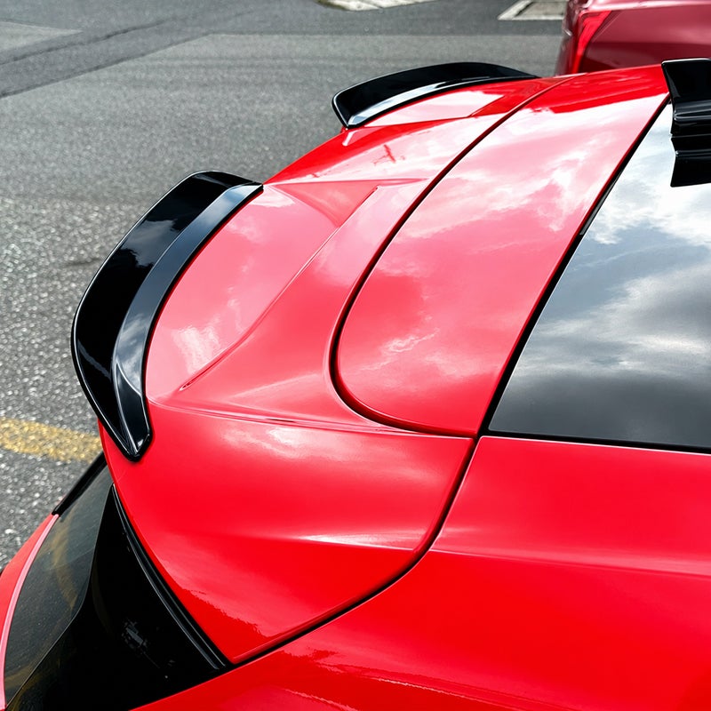 Roof spoiler (Spoiler Cap)  Ford Focus IV HB 5-doors ST & ST-Line 2018- (ABS Glossy Black)