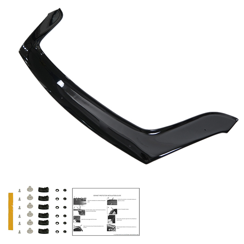 Bonnet Protector  Peugeot Partner Tepee 2008-2015 - Gloss black