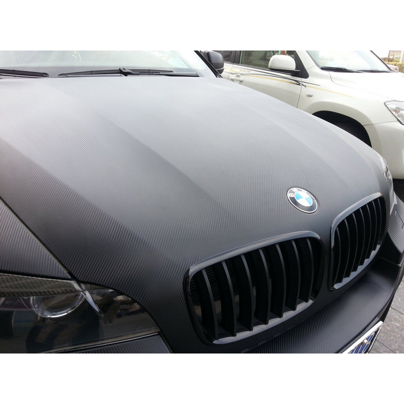 3D Carbon fiber Film 152x200cm Black, auto-adhesive