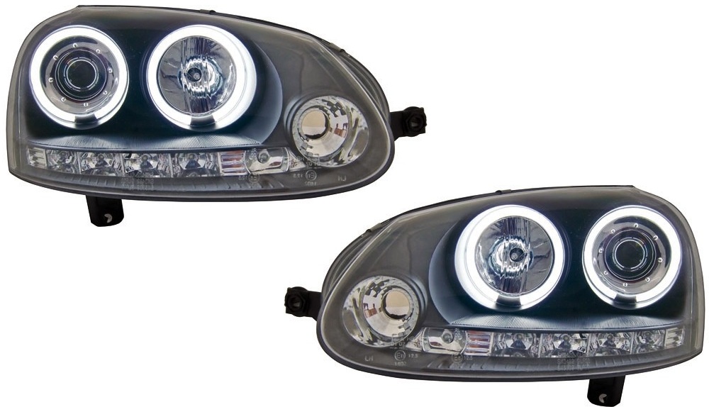 Headlights VW Golf V LED CCFL Angel Eyes