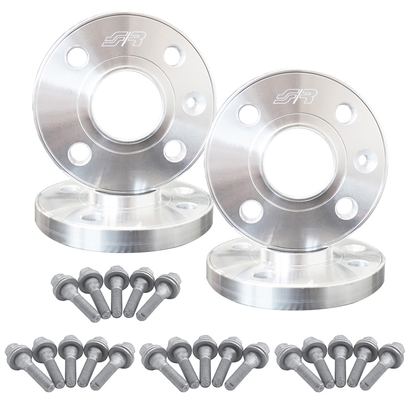 Simoni Racing Aluminium Wheel Spacer Kit - 2x16mm(FA) - 2x20mm(RA) (Hub 65,1mm) including wheel bolts -  Peugeot various