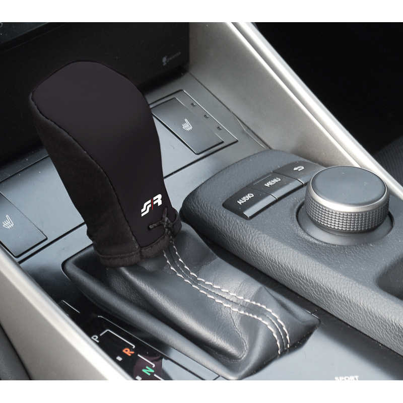 Simoni Racing Gear Knob Cover Universal - Black + Logo