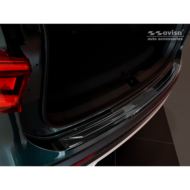 Real 3D Carbon Rear bumper protector  Seat Tarraco 2019-