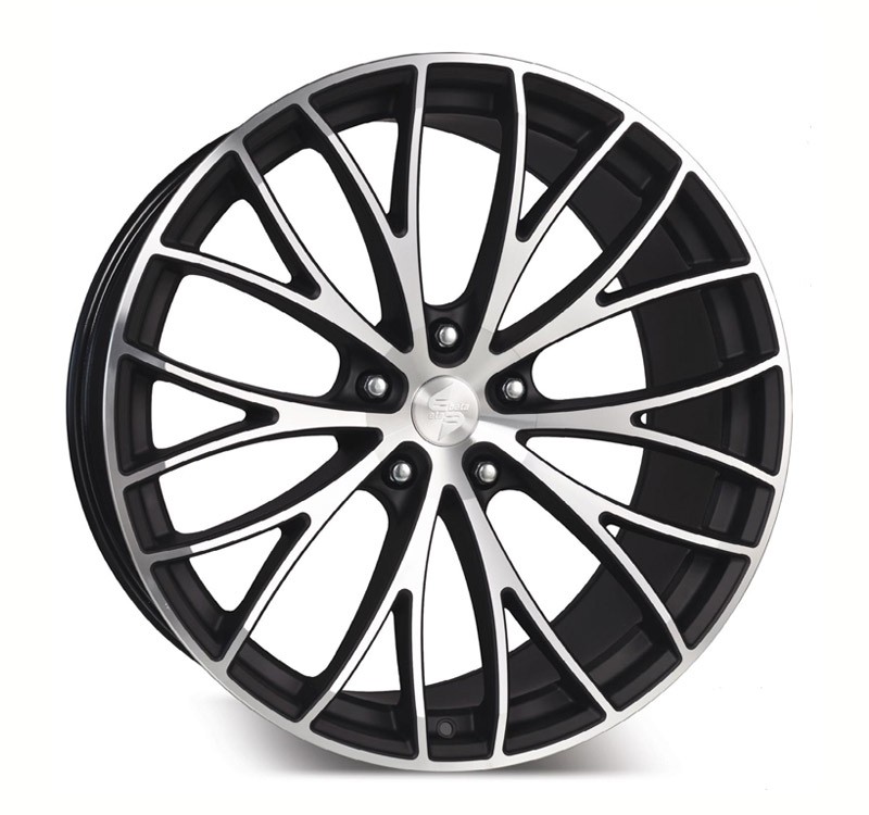 Velgen EtaBeta Piuma zwartmat polish 9.5x22 5x120 ET40