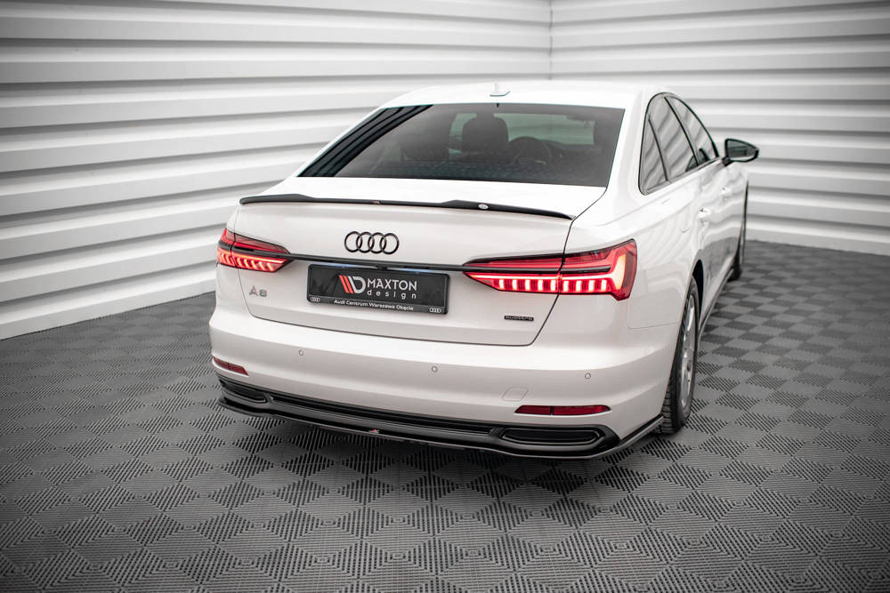Diffuser passend voor Audi A6 C8 Maxton Glans Zwart