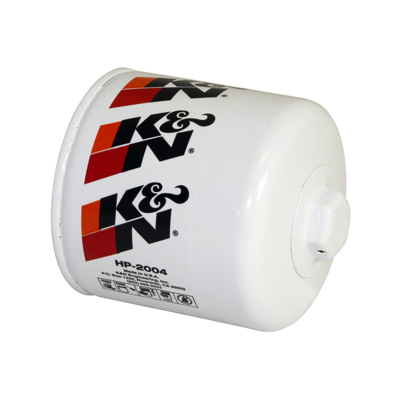 K&N Oil Filter - Spin-On 93x102mm  Western Star, Freightliner, Nissan, Dodge, Chrysler, Jeep, Land Rover, Ford, Volvo (HP-2004)