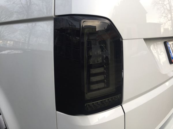 Rear lights VW Bus T6 LED Tube Dynamic Rear doors smoke