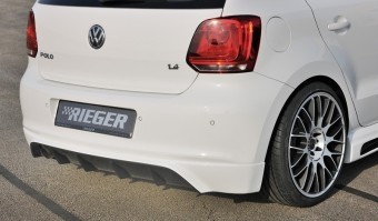 Rearbumperdiffusor VW Polo 6R Rieger Carbon