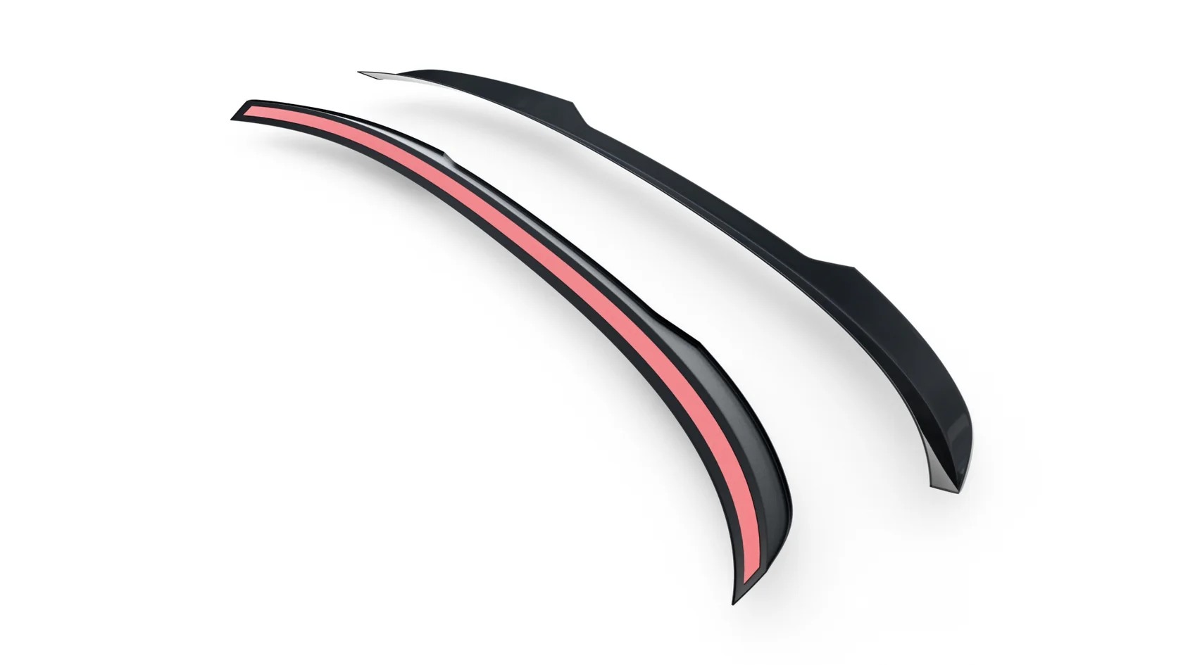 Laag Spoiler passend voor Audi Q5 S-Line Sportback / SUV Mk3 2024 - Maxton Glans Zwart