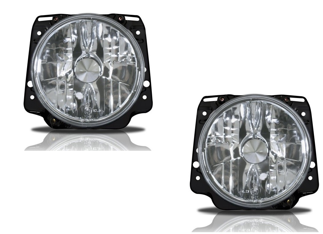 Headlights VW Golf 2 Clear Chrome