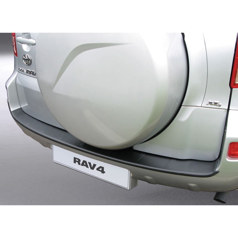 ABS Rear bumper protector  Toyota RAV 4 2006-2007 excl. T180/XT-R Black