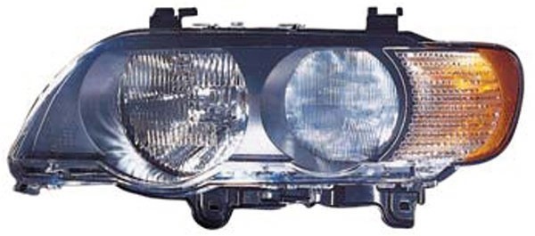 Koplamp rechts X5 E53. 99-03 H7+HB3