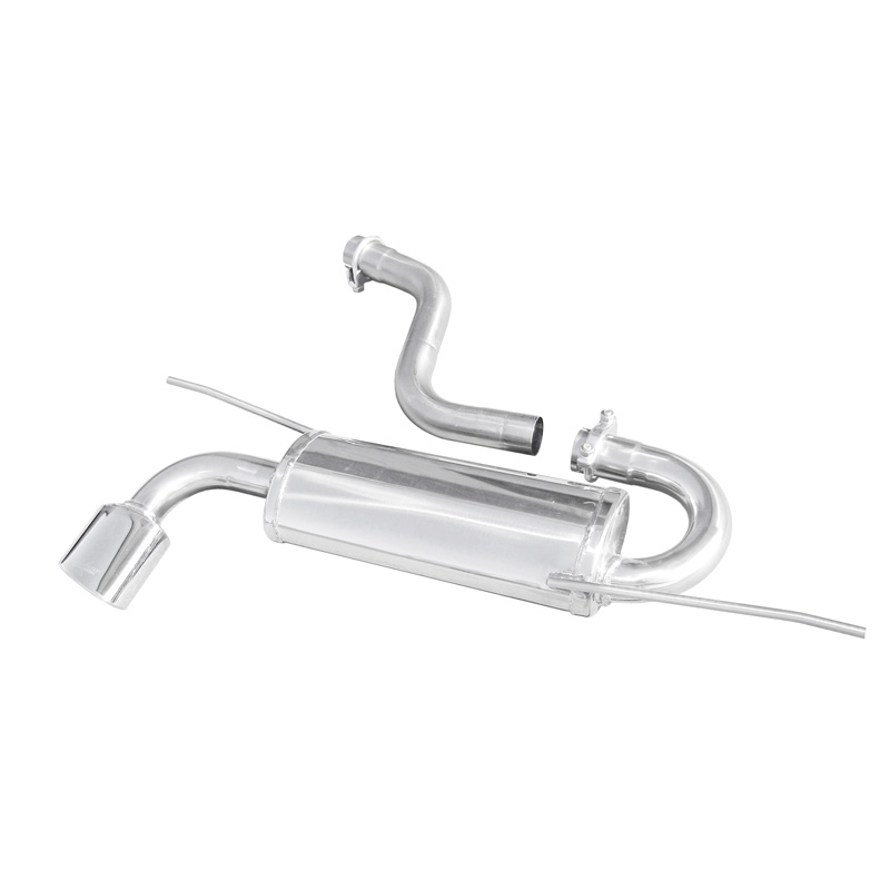 100% Inox Sport Exhaust  Volkswagen Scirocco 2.0 TFSi (200HP) 2008- 120x80 Oblique