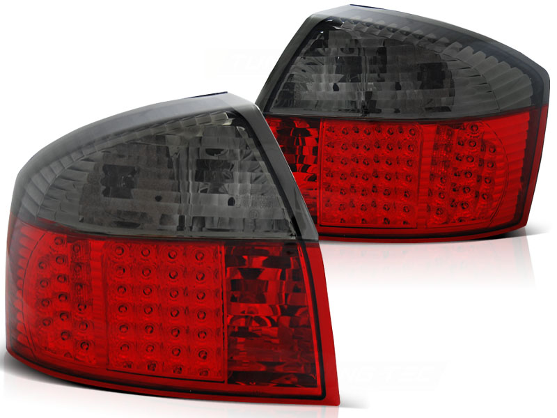 Taillights Audi A4 Limousine 01-04 LED Red/clear