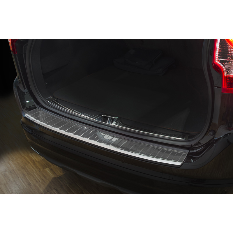 Stainless Steel Rear bumper protector  Volvo XC60 2013-2016 'Ribs'